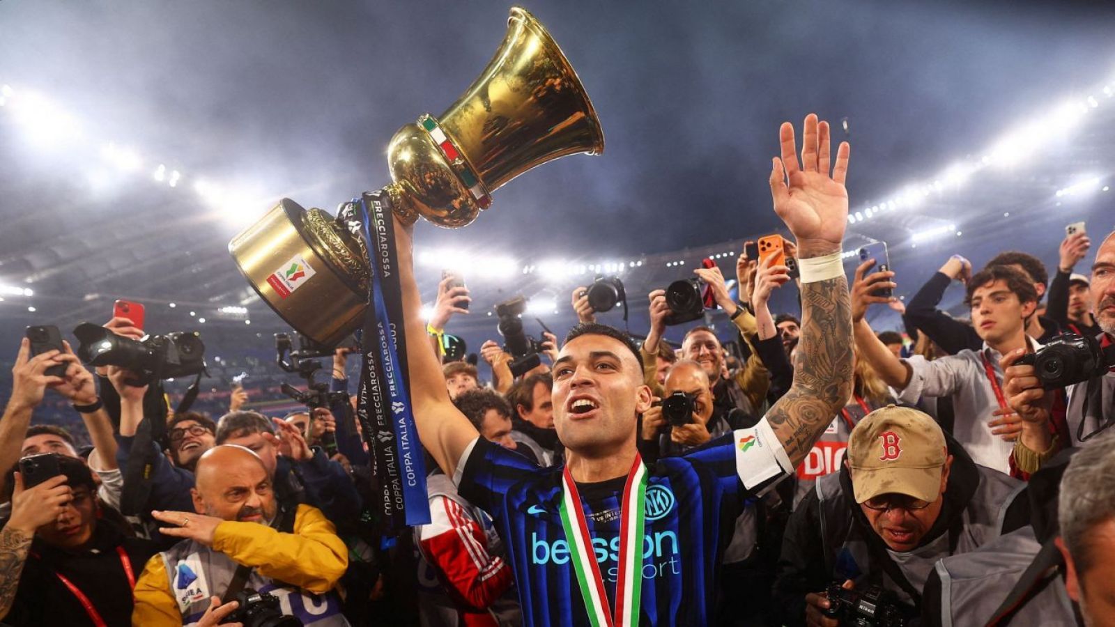 La pirotecnia tuvo la culpa: festejo del Inter de Milán "golpeó" al Masters 1.000 de Roma
