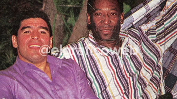 ¡No es IA! Los detalles del inédito video de Pelé y Diego Maradona
