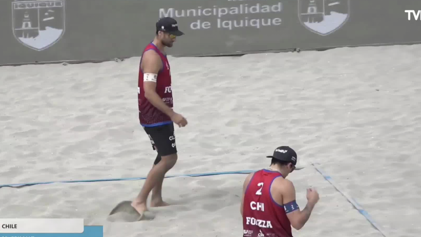 <p>Primos Grimalt en el Sudamericano de Voleibol Playa </p>
