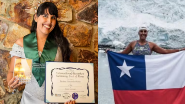 <p>Bárbara Hernández hace historia: Primera chilena en ingresar al Salón de la Fama de la Natación</p>Bárbara Hernández hace historia: Primera chilena en ingresar al Salón de la Fama de la Natación
