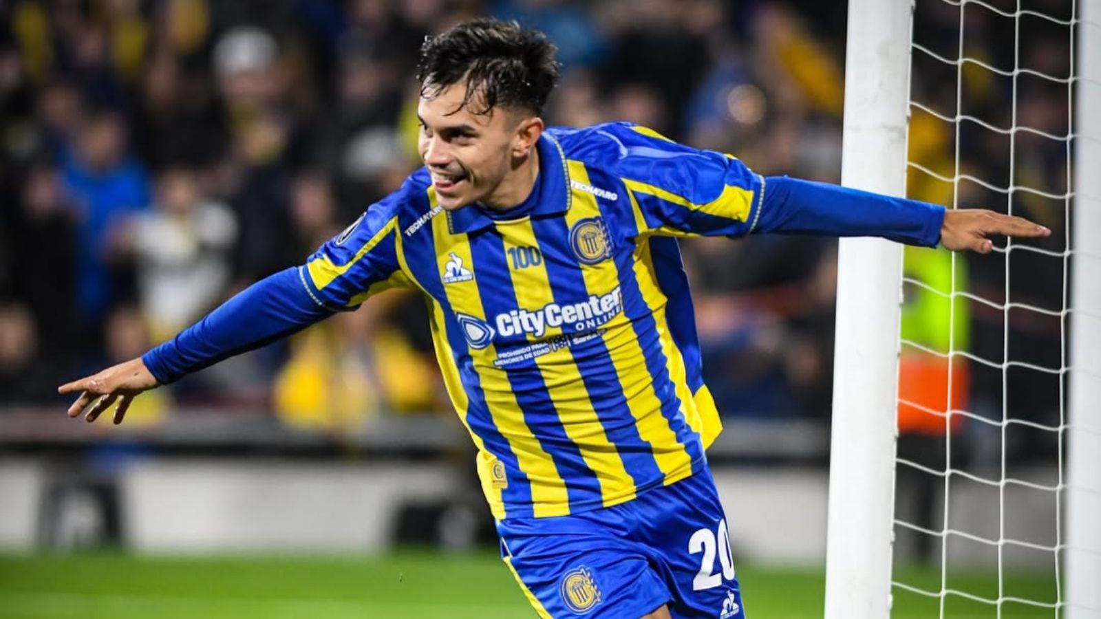 Vicente Pizarro anota y es figura en goleada de Rosario Central por Copa Libertadores
