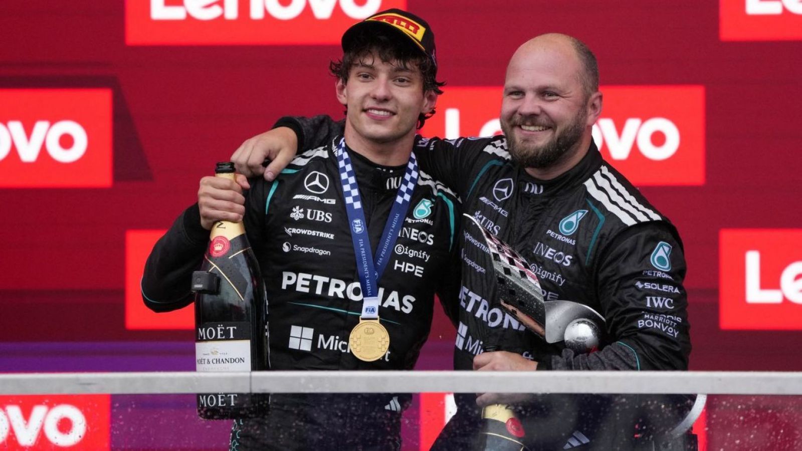 Fórmula 1: Kimi Antonelli aprovecha el abandono de George Russell y se impone en Montreal
