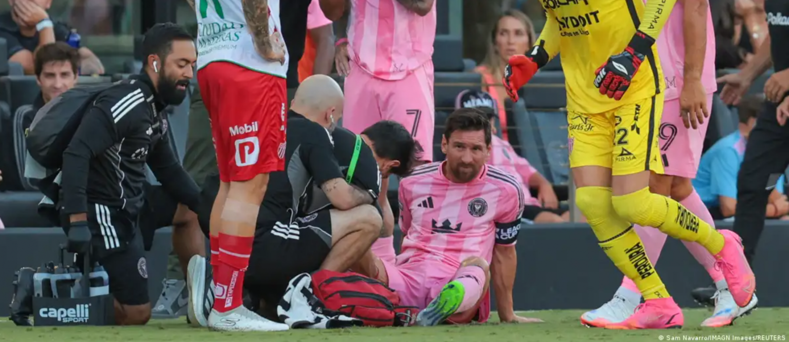 <p>Messi preocupa a Argentina tras abandonar con molestias duelo del Inter Miami</p>
