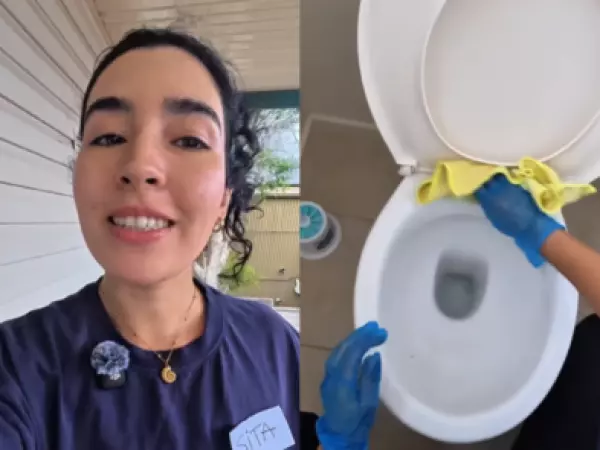 Enfermera chilena se viraliza tras mostrar cuánto gana limpiando baños en Australia