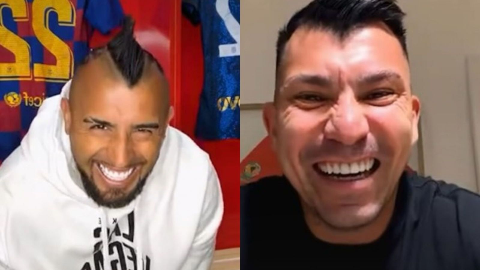"¿Por qué tan feliz?": La broma de Gary Medel tras recordarle a Arturo Vidal el clásico ante la UC
