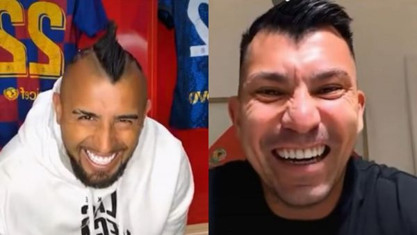 "¿Por qué tan feliz?": La broma de Gary Medel tras recordarle a Arturo Vidal el clásico ante la UC

