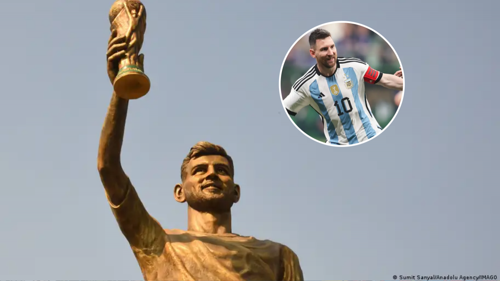 <p>India: Estatua gigante de Messi será retirada por peligrosa</p>
