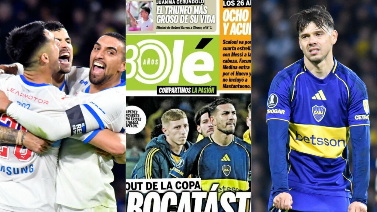 "Vergüenza, papelón": La reacción de la prensa argentina tras triunfo de la UC ante Boca
