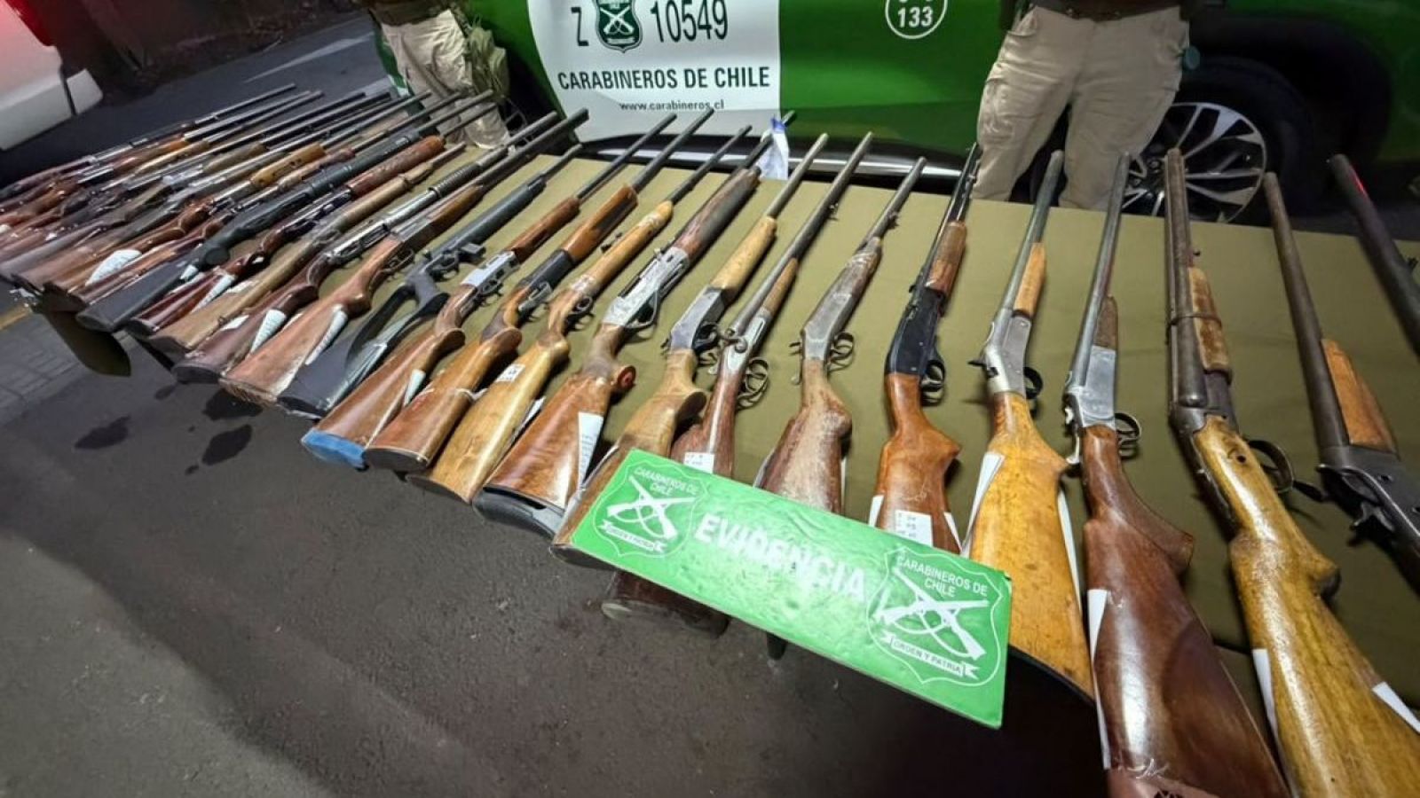 Carabineros retira de circulación 113 armas de fuego operativas en San Bernardo
