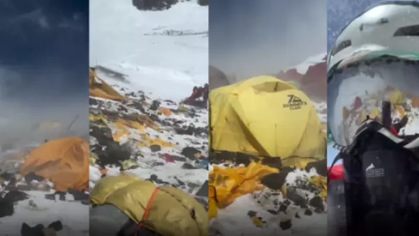 El otro rostro del Everest: registro muestra basura abandonada tras expediciones