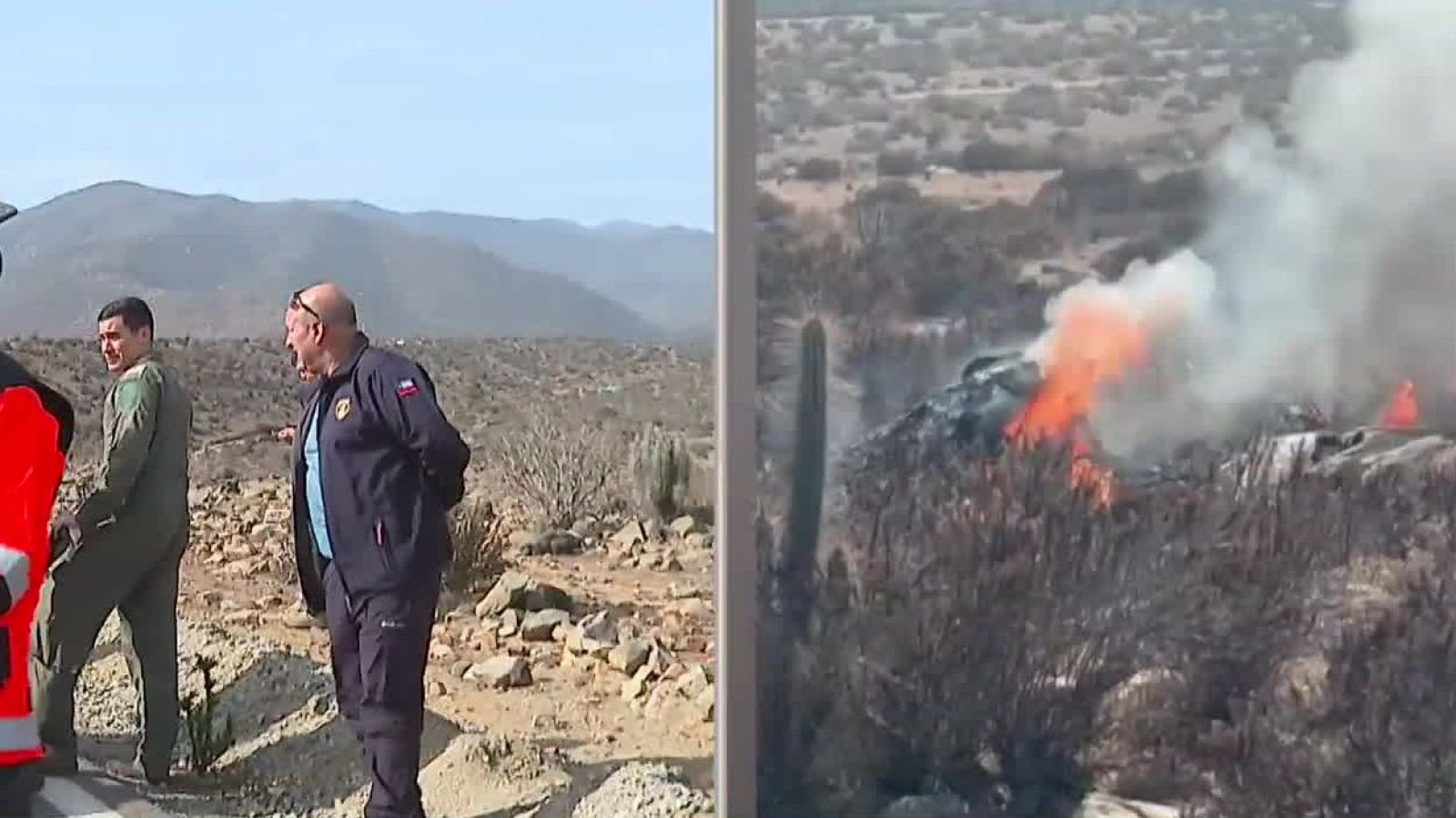 Pilotos resultaron ilesos: Avión de la FACH se incendia tras aterrizaje de emergencia

