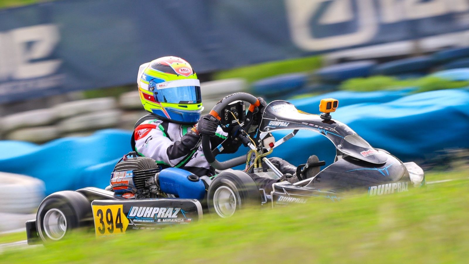 Joven piloto chileno Bruno Miranda compite en la cuarta fecha de la IAME Series Argentina
