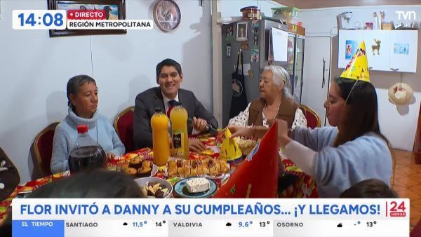 La inesperada llegada de Danny Linares al cumpleaños de Doña Flor
