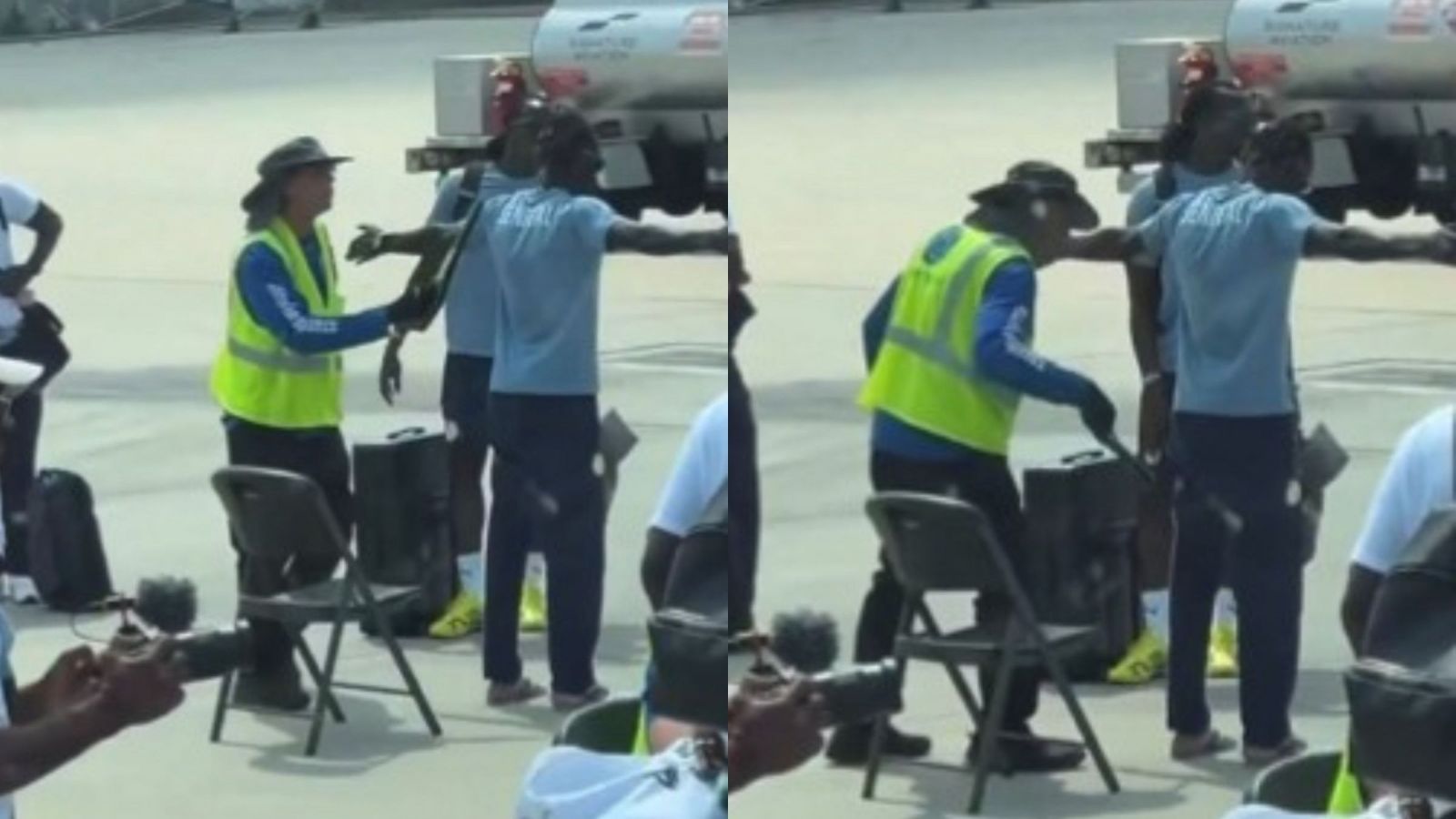 "Da vergüenza": Indignación tras imagen del plantel de Senegal llegando a Estados Unidos
