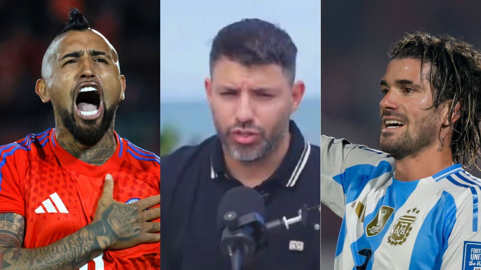 Sergio Aguero cierra el debate y elige al mejor entre Arturo Vidal y Rodrigo de Paul: "Le tengo mucho respeto"
