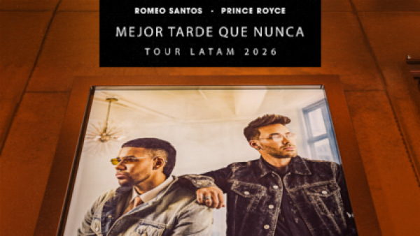 La bachata se toma el Monumental: Romeo Santos y Prince Royce anuncian concierto en Chile
