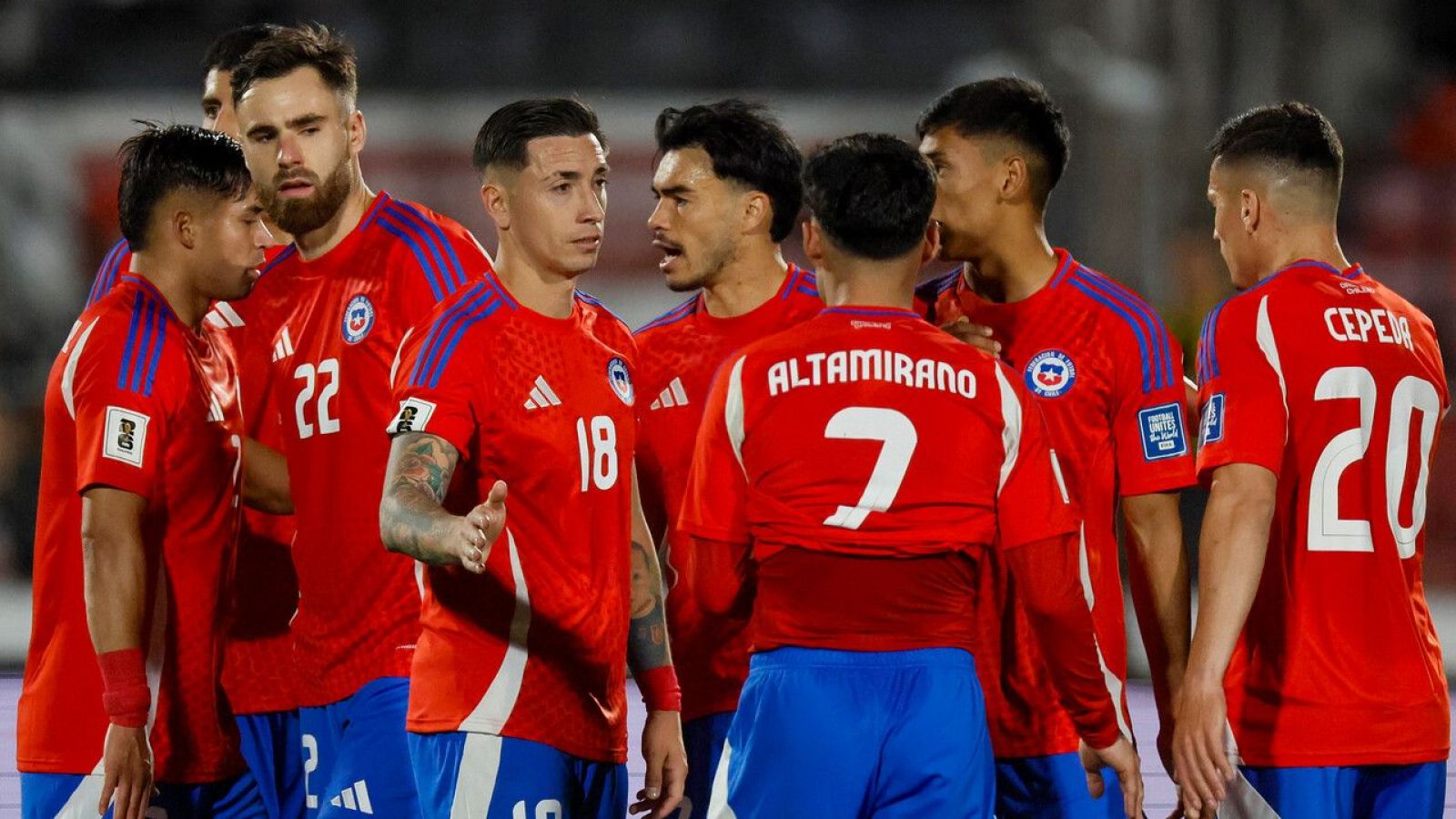<p>La Selección chilena.</p>
