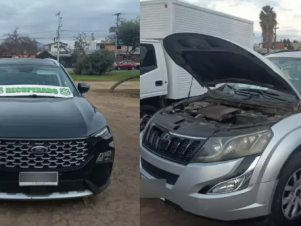 Con un vehículo robado sujetos intentaron chocar a Carabineros para escapar de su detención