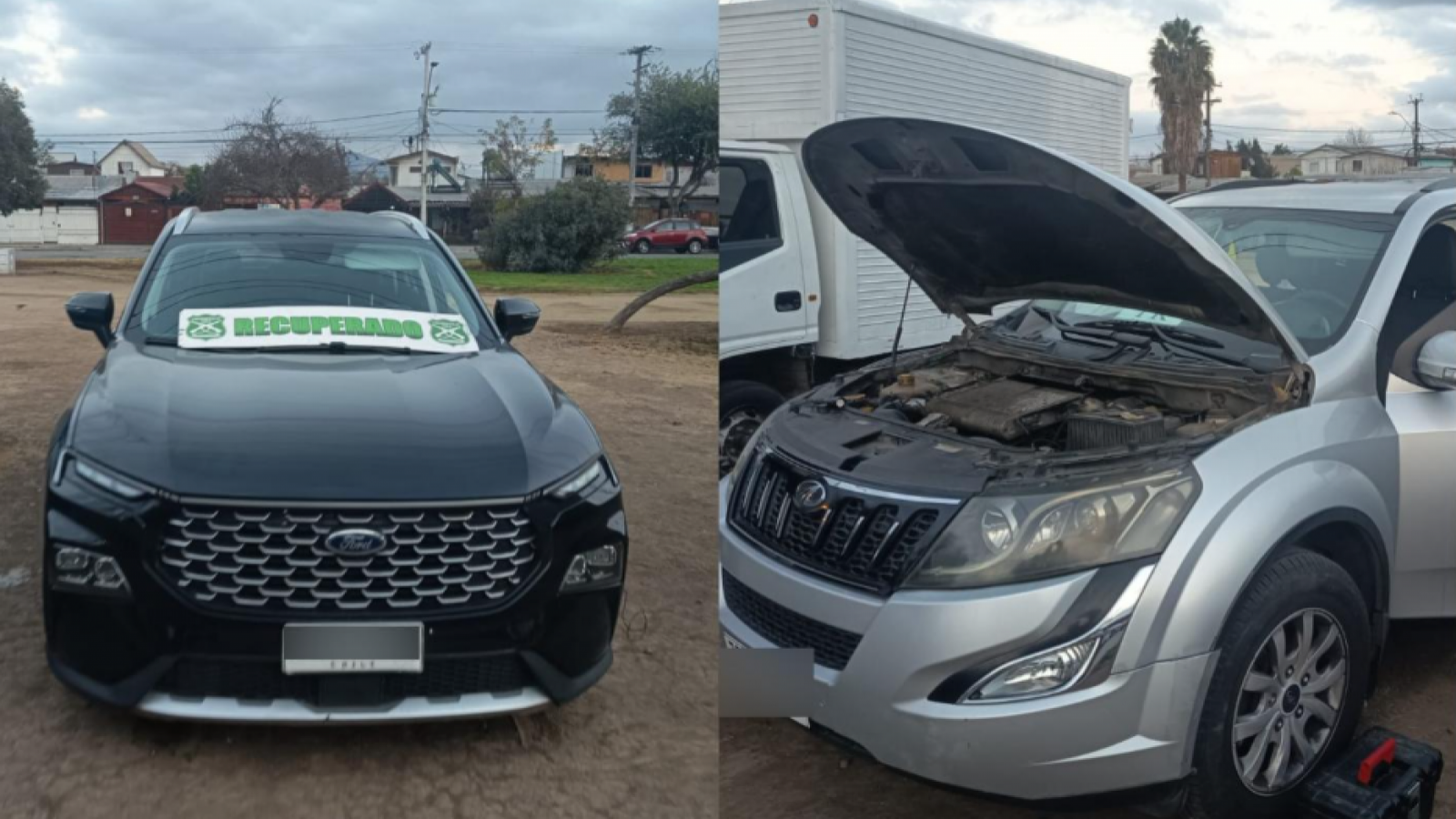 <p>Con un vehículo robado sujetos intentaron chocar a Carabineros para escapar de su detención</p>
