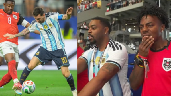 <p>La reacción de IShowSpeed luego del penal errado por Messi</p>La reacción de IShowSpeed luego del penal errado por Messi
