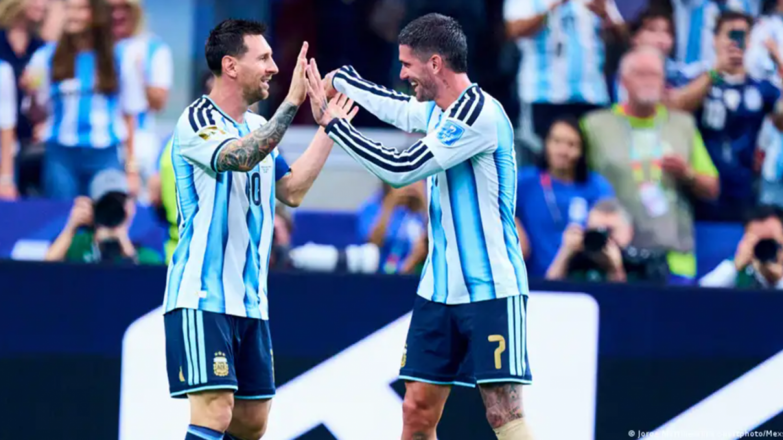 <p>Messi logra récord de 18 goles en la historia del Mundial</p>
