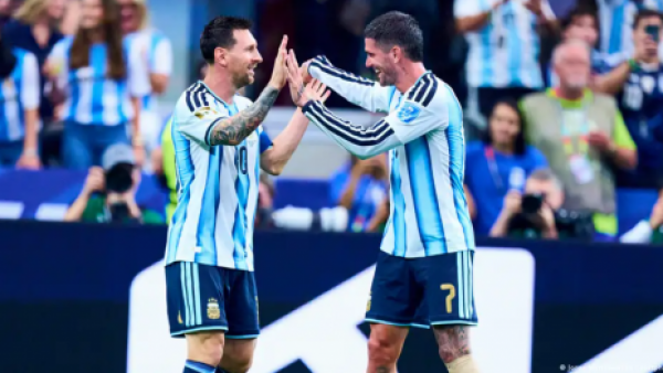 <p>Messi logra récord de 18 goles en la historia del Mundial</p>Messi logra récord de 18 goles en la historia del Mundial
