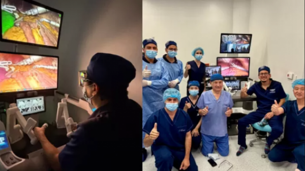 <p>Médico radicado en Chile lidera histórica telecirugía que establece un nuevo récord mundial</p>Médico radicado en Chile lidera histórica telecirugía que establece un nuevo récord mundial
