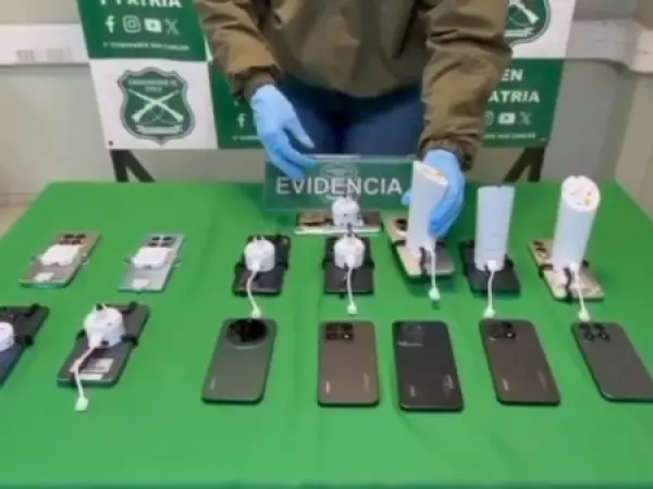 Detienen en Ñuble a banda que robó celulares avaluados en $20 millones