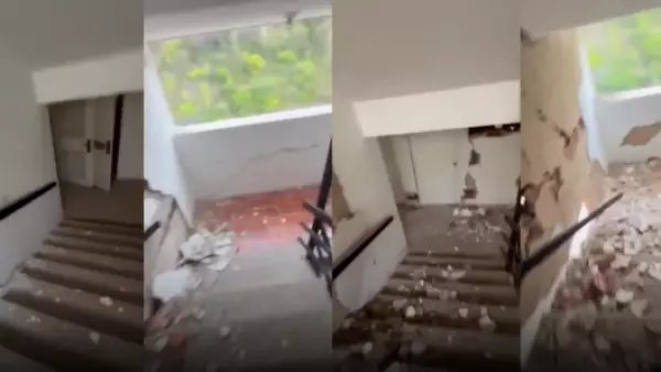 Video muestra dramático escape desde edificio dañado tras terremotos en Venezuela