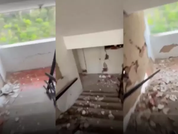 Video muestra dramático escape desde edificio dañado tras terremotos en Venezuela