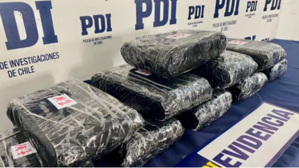 Incautan más de 600 kilos de droga tras operativo en Tarapacá y la Región Metropolitana
