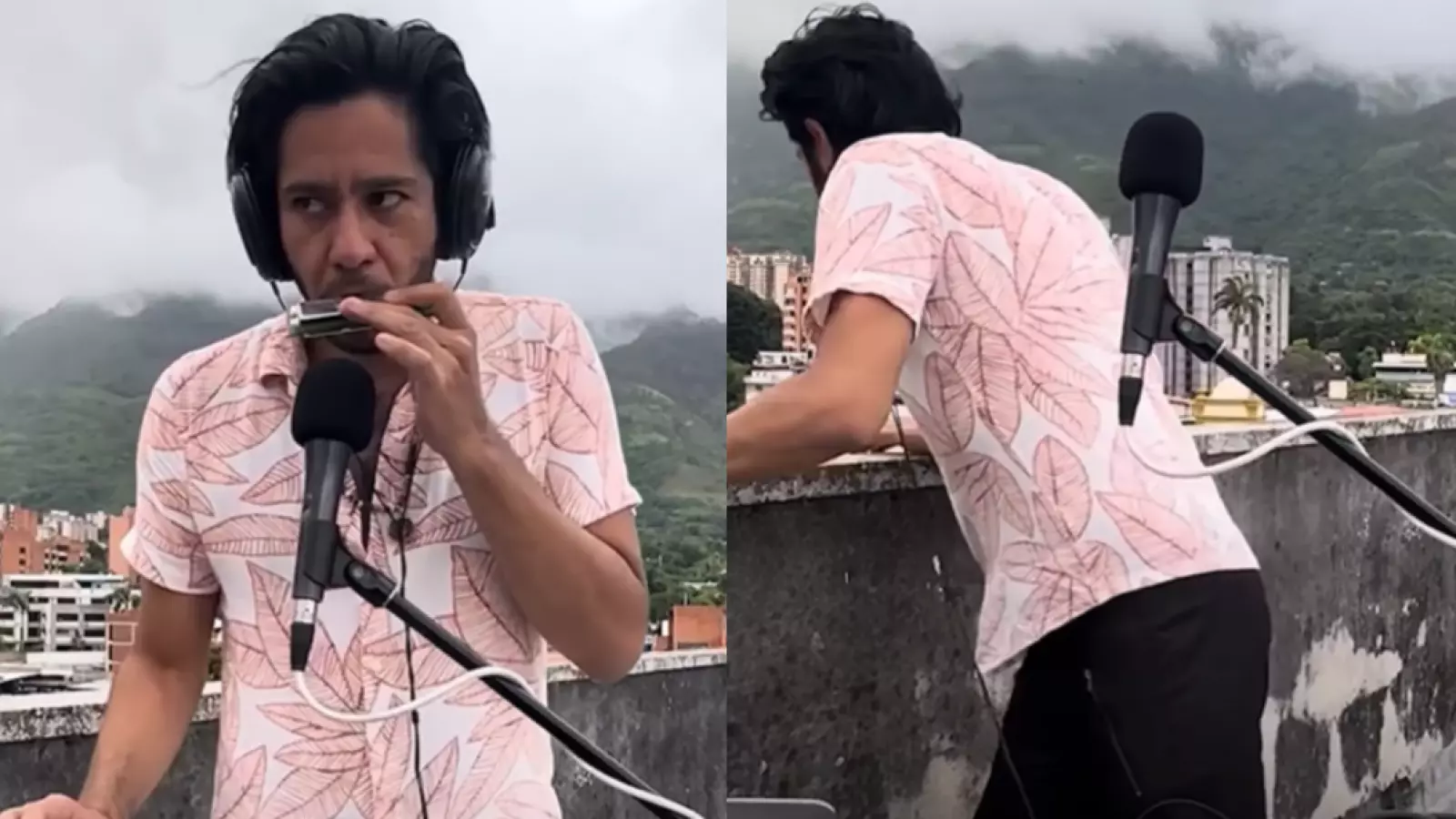 VIDEO | DJ grababa una sesión de live looping cuando fue sorprendido por el terremoto en Venezuela
