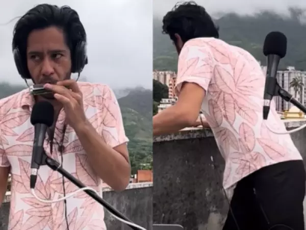 VIDEO | DJ grababa una sesión de live looping cuando fue sorprendido por el terremoto en Venezuela