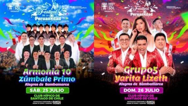 <p>Festival de a peruanidad en Chile: Revisa lugar, precios y sectores </p>Festival de a peruanidad en Chile: Revisa lugar, precios y sectores
