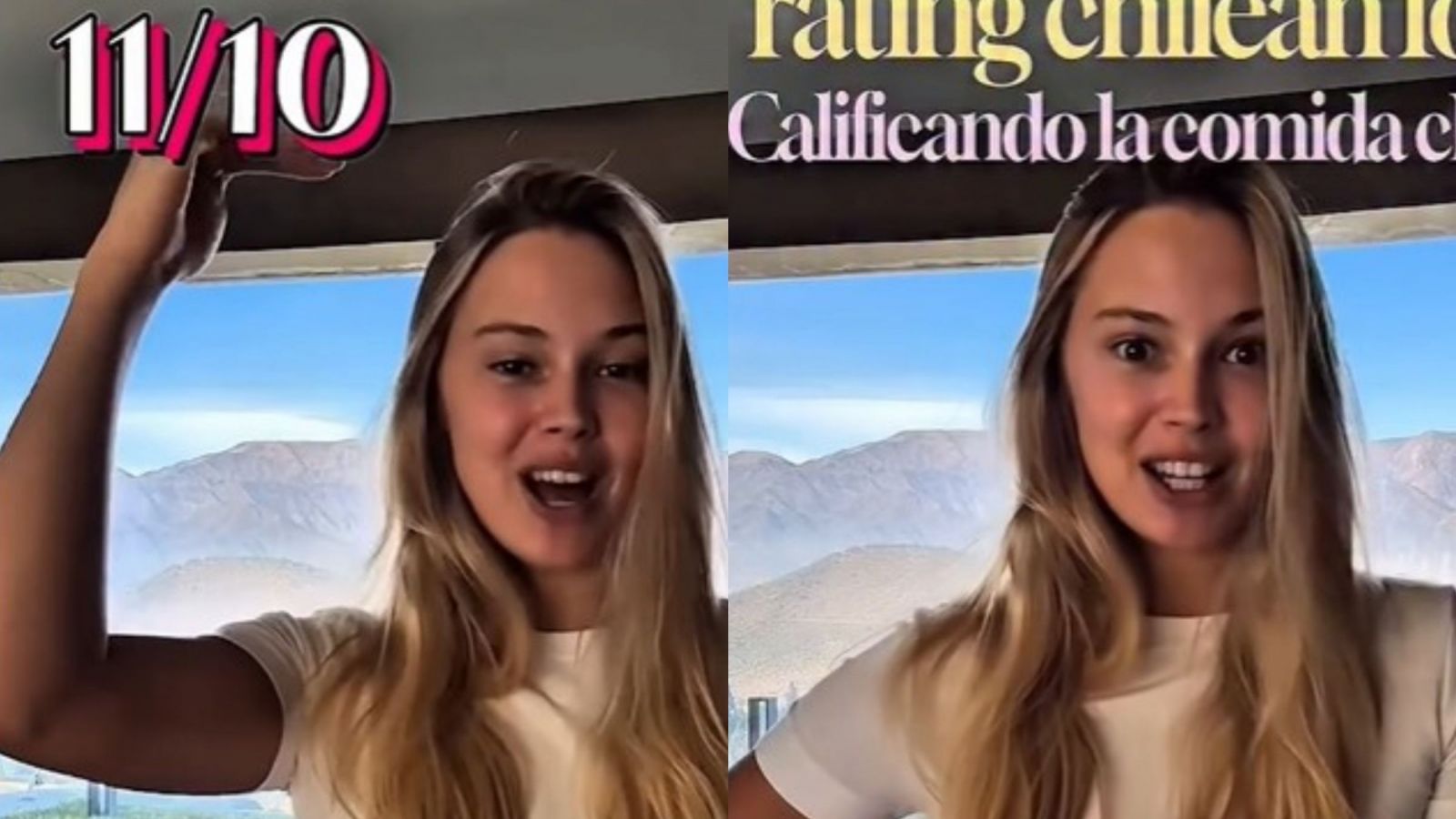 Le puso nota 3: Alexandra Litvinova, pareja de Alexis Sánchez, calificó la mejor y peor comida de Chile
