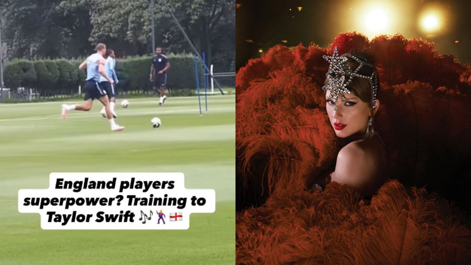 Inglaterra sorprende en la previa del Mundial: Selección fue captada entrenando con canción de Taylor Swift de fondo
