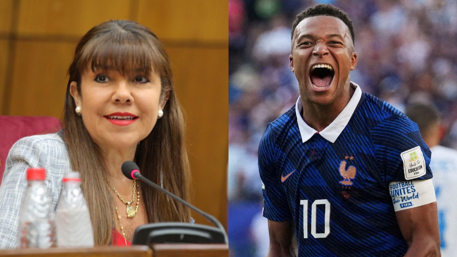"Mujer despreciable e indigna": la respuesta de Kylian Mbappé a senadora paraguaya
