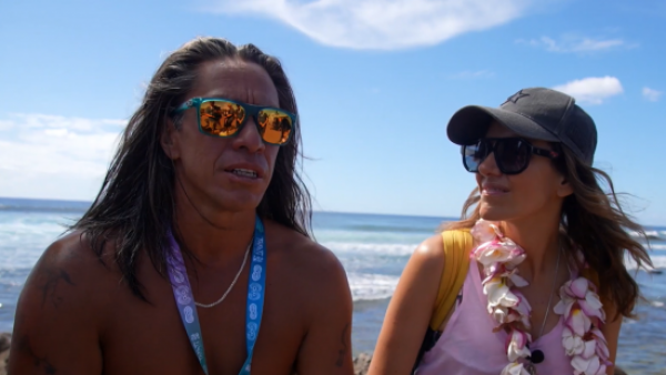 María Luisa fue hasta Hanga Roa: La joya de Rapa Nui