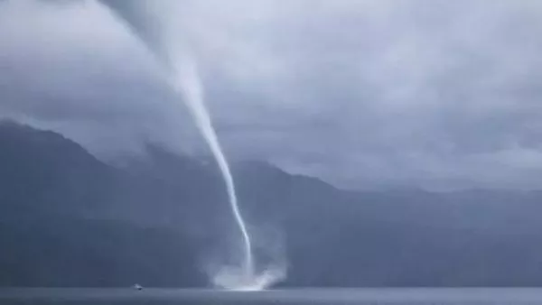 Alerta por posible formación de trombas marinas en cuatro regiones