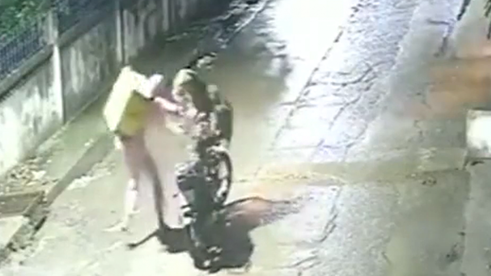 Delivery salva milagrosamente de ser atacado por un leopardo en India
