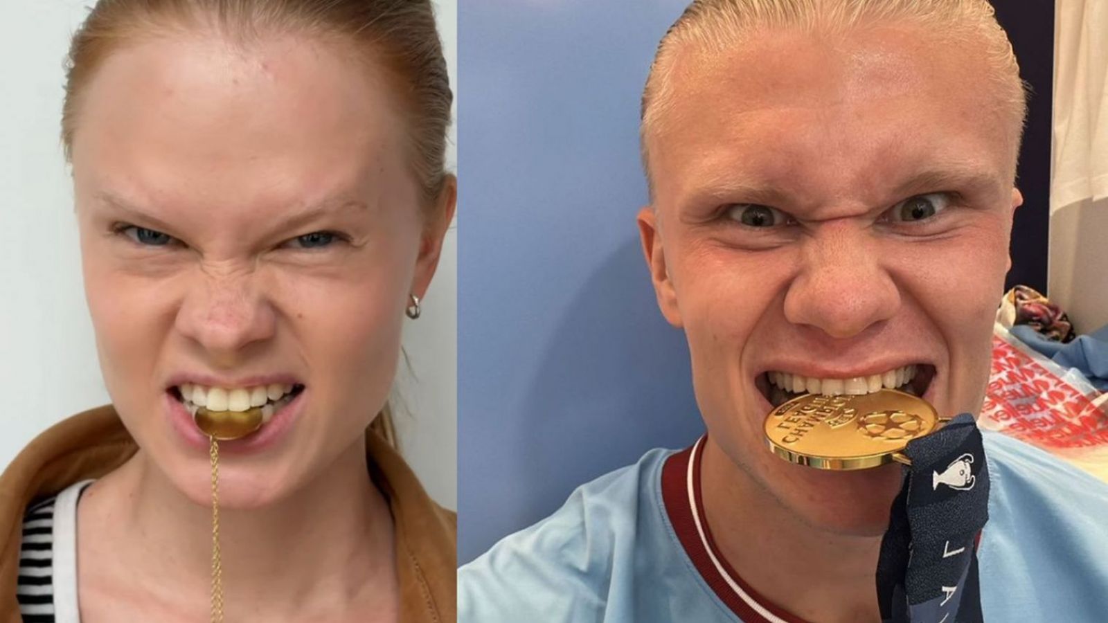 <p>Modelo rusa se hizo viral por su increíble parecido con Erling Haaland: ¿Quién es Anastasia Kostromitina?</p>
