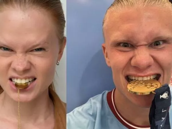 Modelo rusa se hizo viral por su increíble parecido con Erling Haaland: ¿Quién es Anastasia Kostromitina?