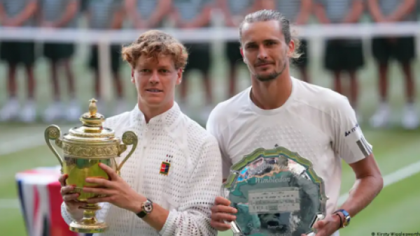 Sinner derrota a Zverev y se queda con la final de Wimbledon

