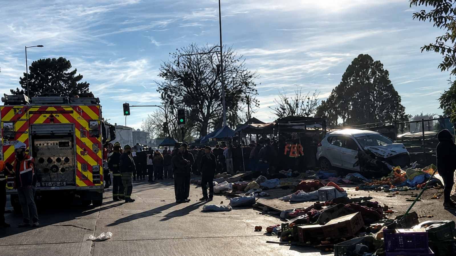 Vehículo volcó en concurrida feria de Viña del Mar: Seis personas fallecieron
