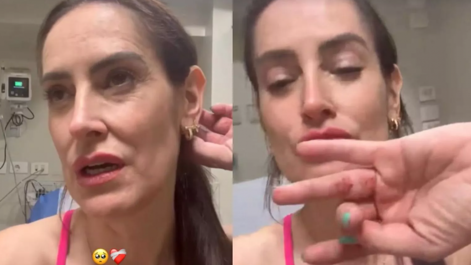 El VIDEO del violento portonazo a Adriana Barrientos en Las Condes
