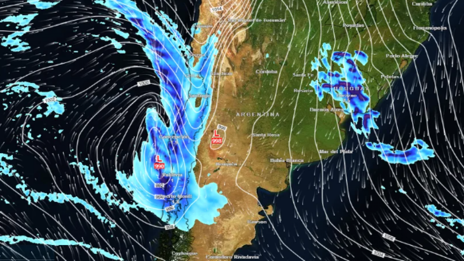 Sistema frontal en la zona centro-sur: ¿Qué significa río atmosférico categoría 4?
