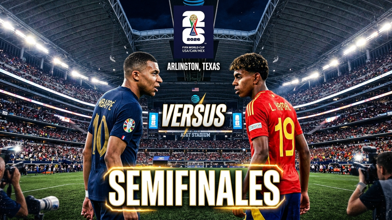 Francia vs. España: A qué hora juegan y cómo VER EN VIVO y ONLINE la semifinal del Mundial 2026

