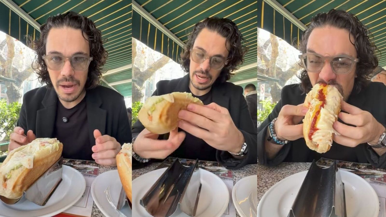 <p>Influencer mexicano criticó el completo chileno</p>
