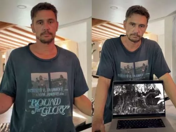 James Franco reaparece con inquietantes videos en TikTok y desata teorías