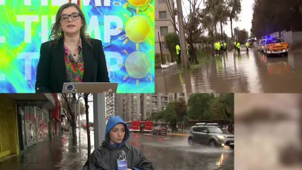 Meteoróloga de TVN advierte hora en que se intensificará la lluvia